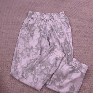 Sage green tie die pants